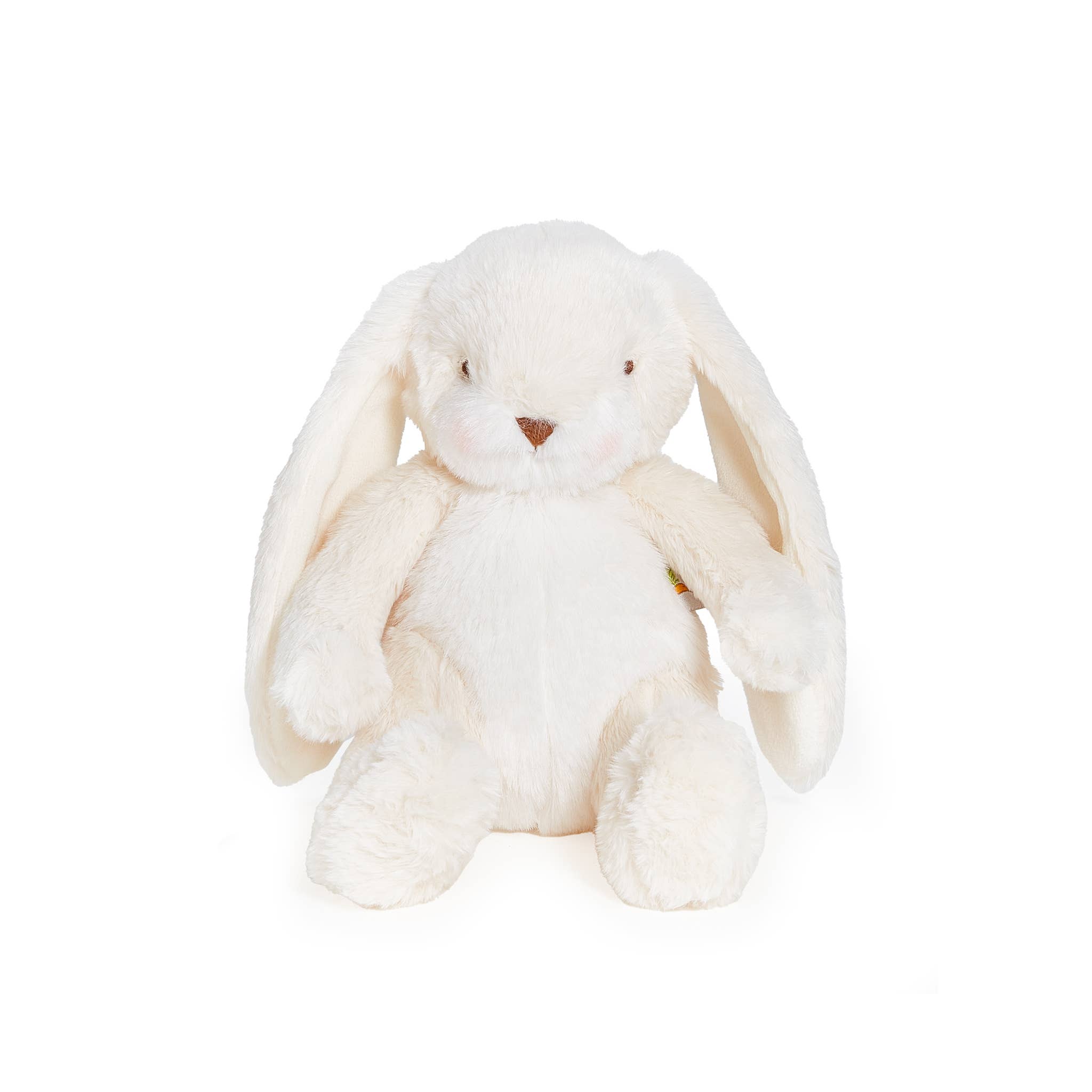 Soft 8-inch Wee Nibble Cream Bunny plush stuffed animal by Bunnies By the Bay, featuring a cute bunny design.