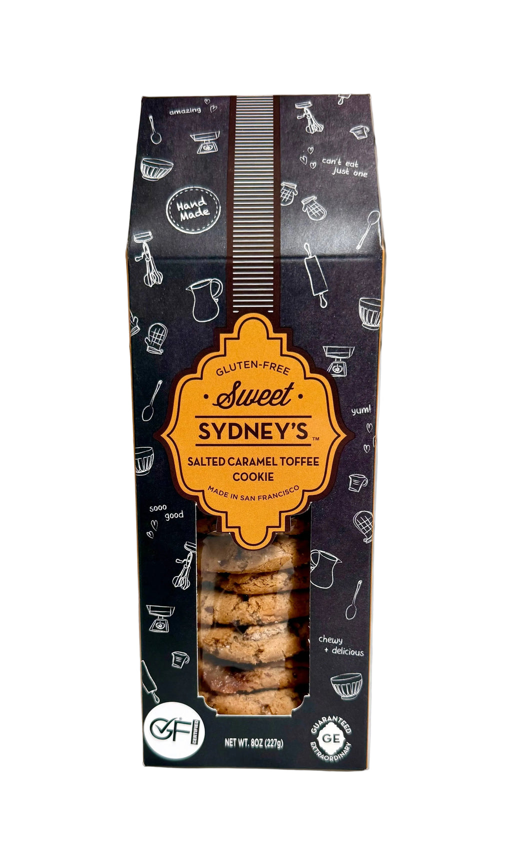 Sweet Sydney's Salted Caramel Toffee Cookies - 12 Pack