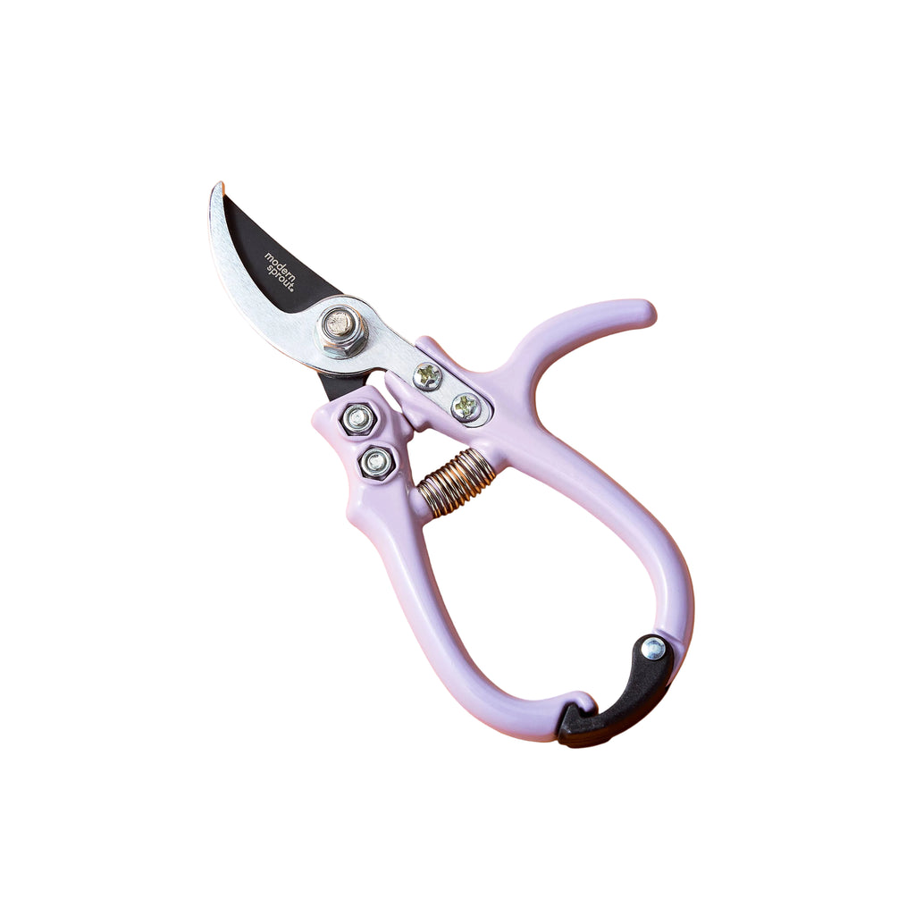 Modern Sprout garden pruners for the garden, sharp and ergonomic hand tools for trimming plants and bushes.