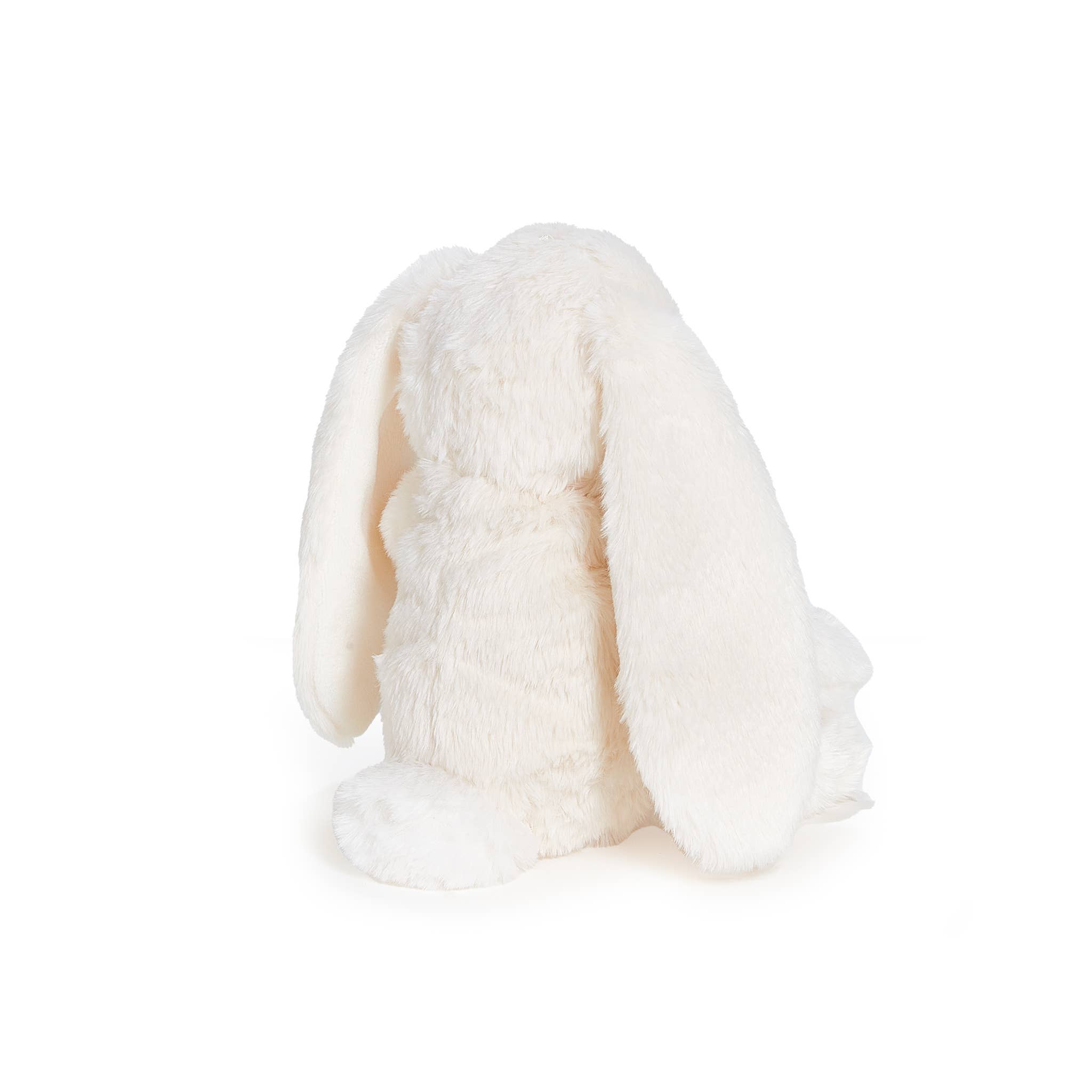 Soft 8-inch Wee Nibble Cream Bunny plush stuffed animal by Bunnies By the Bay, featuring a cuddly cream bunny with floppy ears.