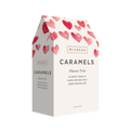McCrea's Candies Hugs & Kisses chocolate and candy gable box with trio flavors, featuring colorful packaging and assorted confections.