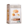 Rustic Bakery Olive Oil & Sel Gris Crackers in a rustic box, showcasing golden-brown crackers with sea salt and olive oil flavor.
