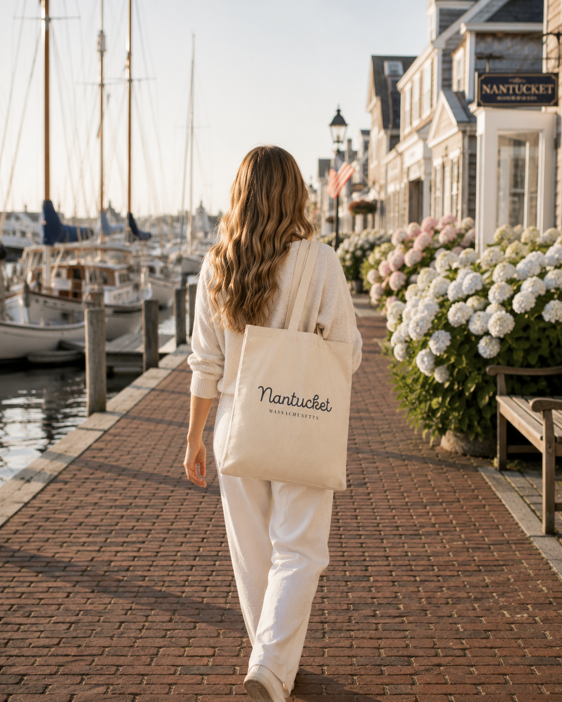 Nantucket, Massachusetts Tote Bag
