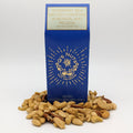 Mixed Rosemary Sea Salt snack nuts featuring cashews, almonds, and pecans from Q's Nuts, LLC in a close-up view.