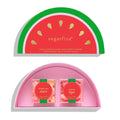 Sugarfina Watermelon 2-piece bento box with colorful candy and chocolate sweets in a stylish presentation.