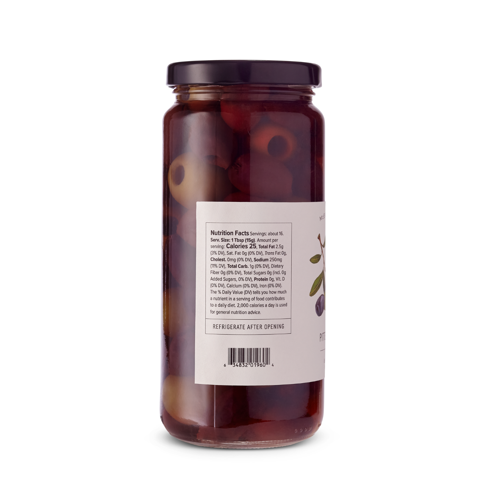Unpitted table olives in a jar from McEvoy Ranch, showing glossy green olives ready to eat.